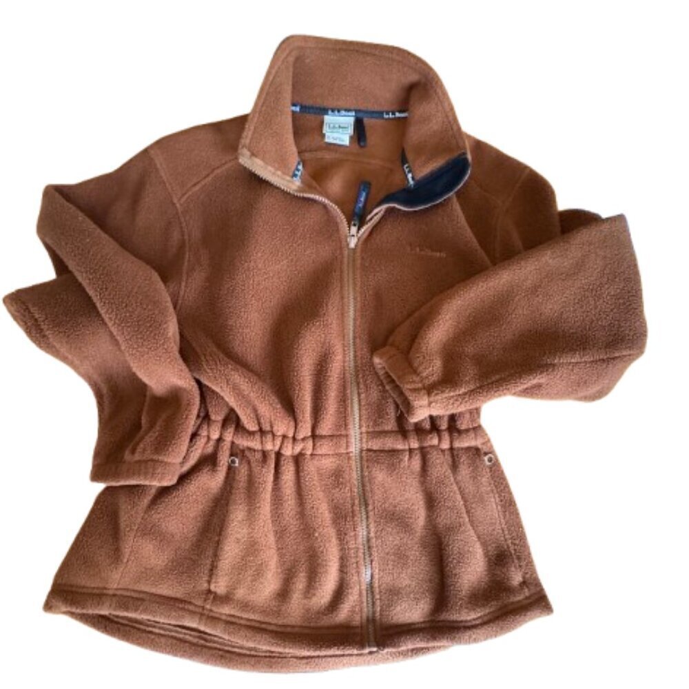 LL Bean Light weight fleece jacket size small - Picture 2 of 6